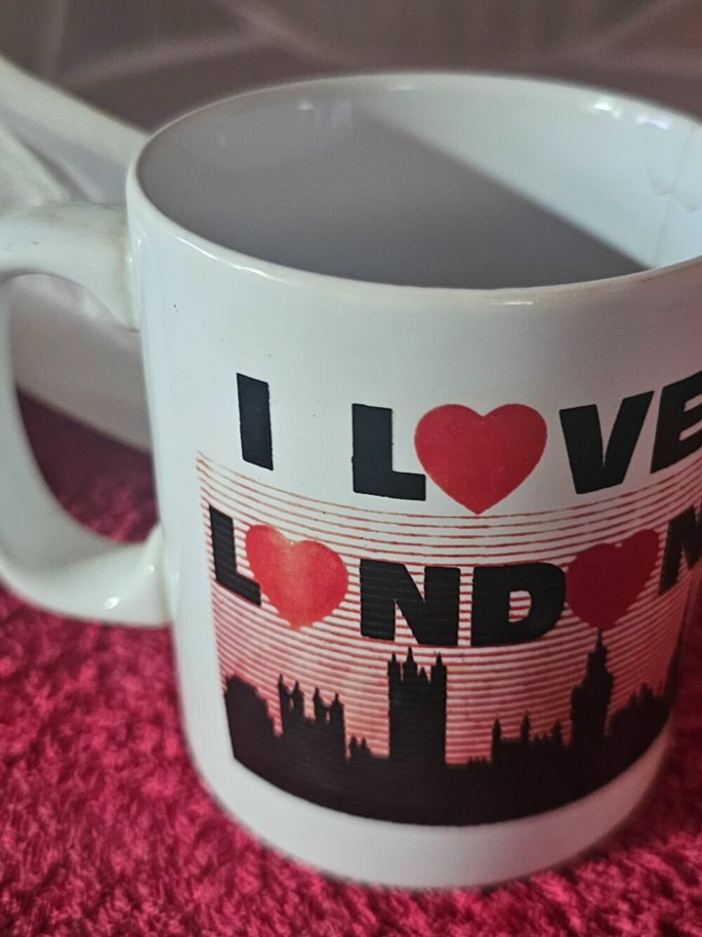 I Love London Skyline - London Bridge Kiln Craft - Coffee Cup Mug